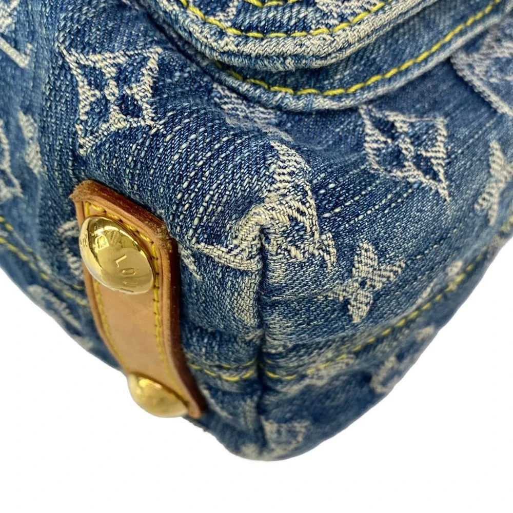 Louis Vuitton Baggy PM Monogram Denim Shoulder Bag M95049